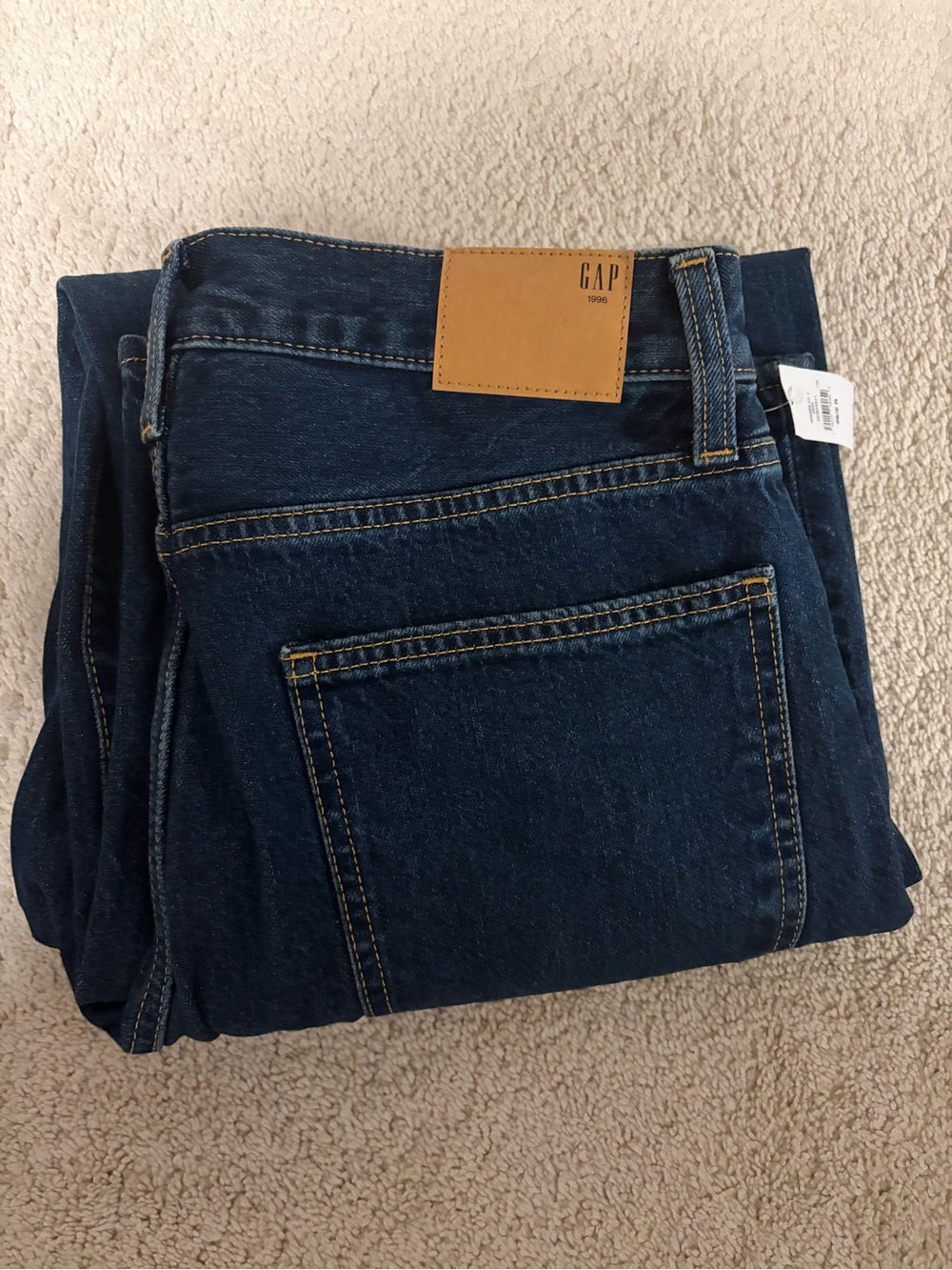 The Hailey extra baggy - medium indigo size 26